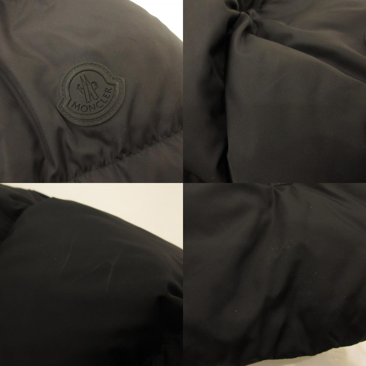【中古】MONCLER | モンクレール MONTCLA ダウンジャケット 1A00144 国内正規品 ブラック サイズ：1