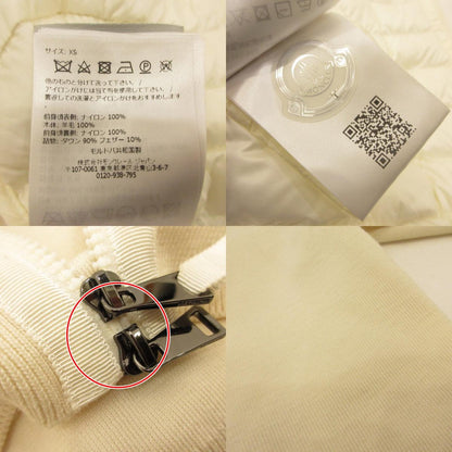 【中古】MONCLER | モンクレール CARDIGAN TRICOT ダウンジャケット J20939B51000 国内正規品 ホワイト サイズ：XS