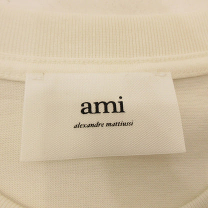 【中古】AMI | アミ 半袖Ｔシャツ UTS004.726 国内正規品 ホワイト サイズ：L