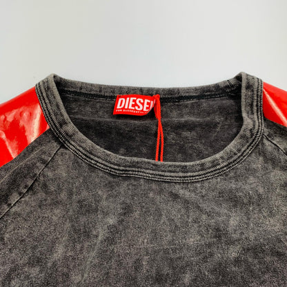 【中古】DIESEL | ディーゼル T-REDROXT 長袖Ｔシャツ A14777OQJAH グレー サイズ：M