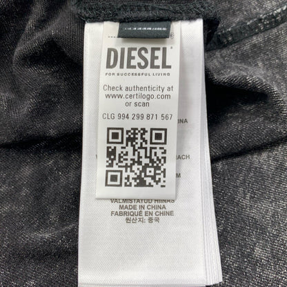 【中古】DIESEL | ディーゼル T-REDROXT 長袖Ｔシャツ A14777OQJAH グレー サイズ：M