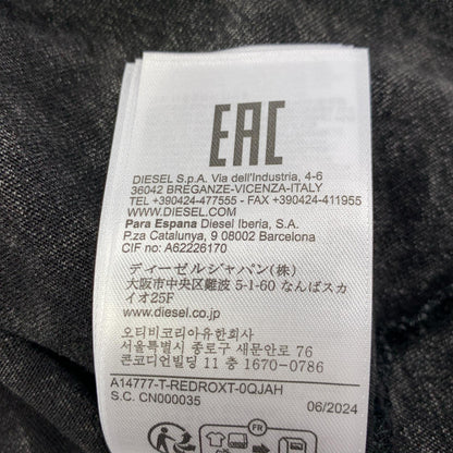 【中古】DIESEL | ディーゼル T-REDROXT 長袖Ｔシャツ A14777OQJAH グレー サイズ：M