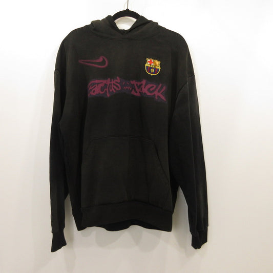 【中古】CACTUS JACK | カクタスジャック　トラヴィス Spray Logo Hoodie パーカー ブラック サイズ：XL
