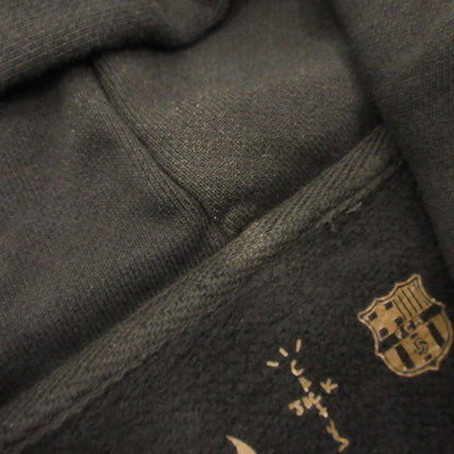 【中古】CACTUS JACK | カクタスジャック　トラヴィス Spray Logo Hoodie パーカー ブラック サイズ：XL
