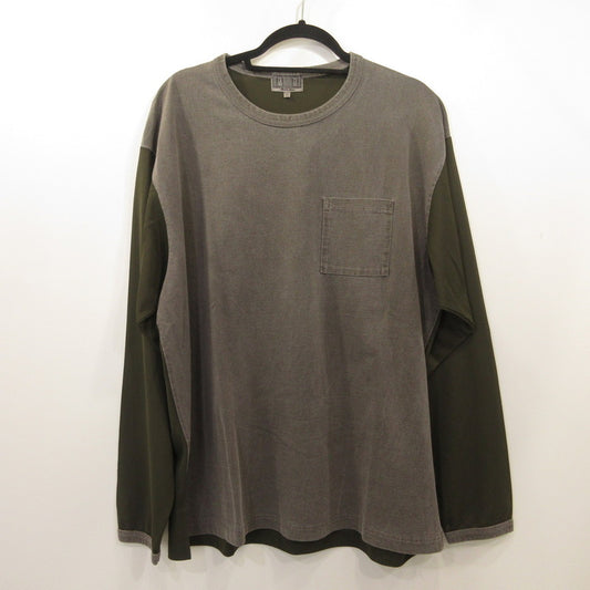 【中古】C.E | シーイー OVERDYE MESH LONG SLEEVE T 長袖Ｔシャツ CES19LT03 チャコールグレー サイズ：L