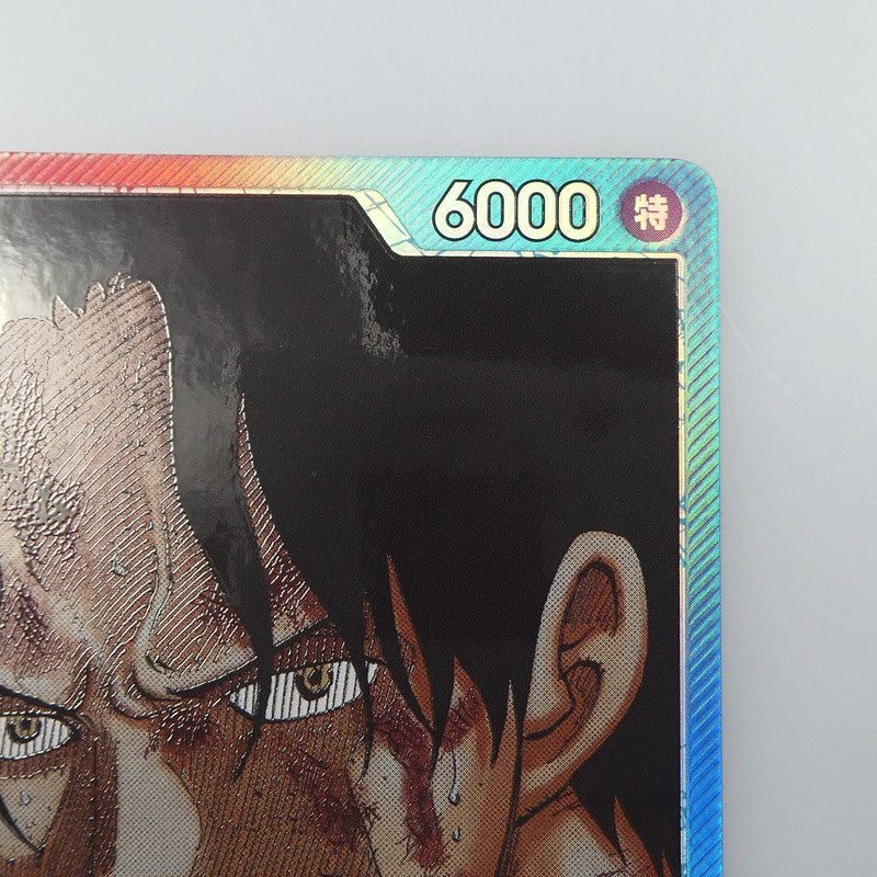 【中古】 ワンピースカード　L)ポートガス・D・エース【パラレル】（原作絵） OP13-002