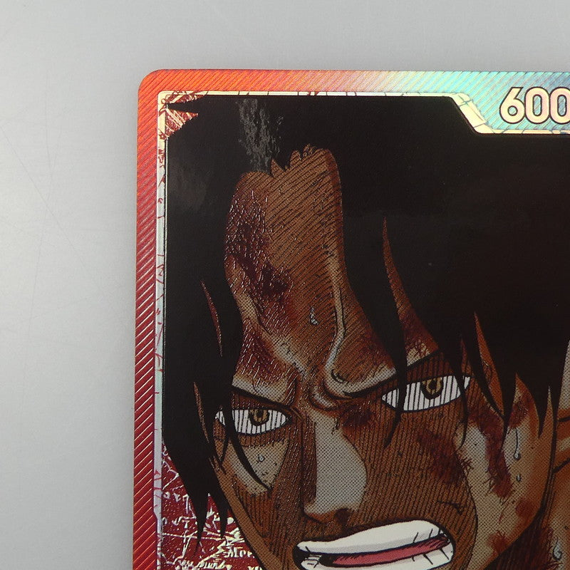 【中古】 ワンピースカード　L)ポートガス・D・エース【パラレル】（原作絵） OP13-002