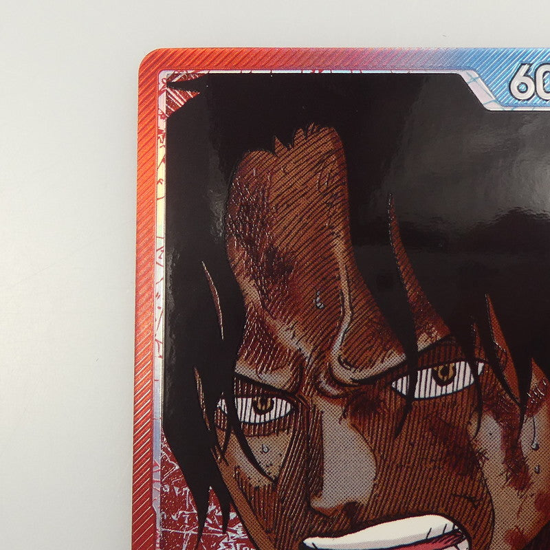 【中古】 ワンピースカード　L)ポートガス・D・エース【パラレル】（原作絵） OP13-002
