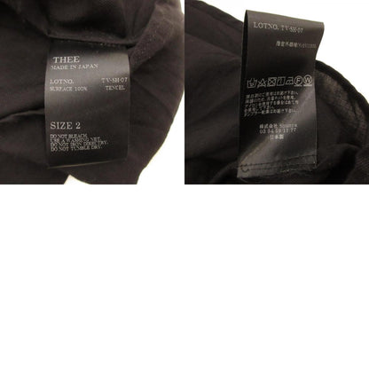 SEA | Sea double-buttoned short sleeve shirts TV-SH-07 black Size: 2