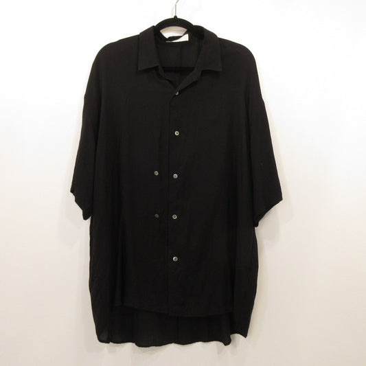 SEA | シー double-buttoned short sleeve shirts 半袖シャツ TV-SH-07 ブラック サイズ：2