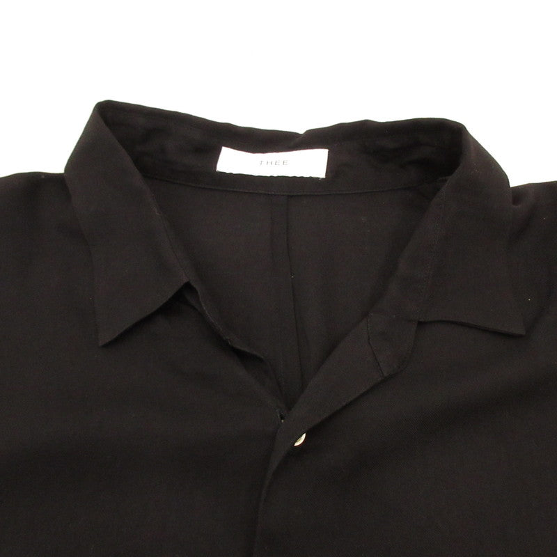 SEA | Sea double-buttoned short sleeve shirts TV-SH-07 black Size: 2