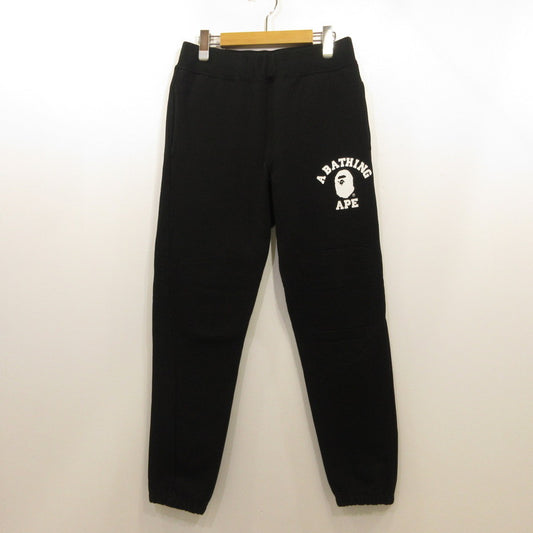 【中古】A BATHING APE | アベイシングエイプ パンツ 001PTG301004X ブラック サイズ：S