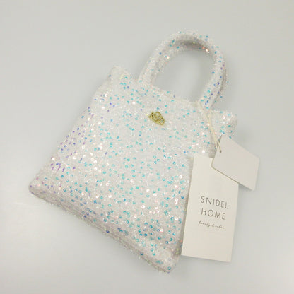 【中古】snidel | スナイデル スパンコールバッグ ハンドバッグ SHGB251245 ホワイト