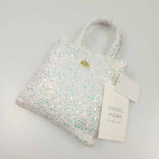 【中古】snidel | スナイデル スパンコールバッグ ハンドバッグ SHGB251245 ホワイト