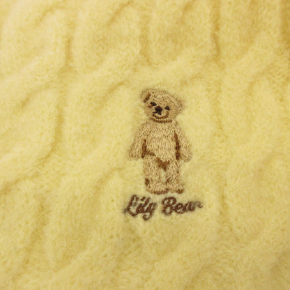 【中古】Lily Brown | リリーブラウン ケーブルニットミニワンピ ワンピース LWNO245071 ｻｲｽﾞ:F イエロー