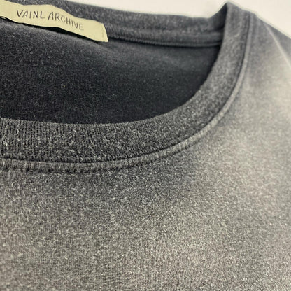 VAINL ARCHIVE | VAINL ARCHIVE DS BLK FADE Short Sleeve T-Shirt VAAG25S006-A 2025S/S Gray Size: M