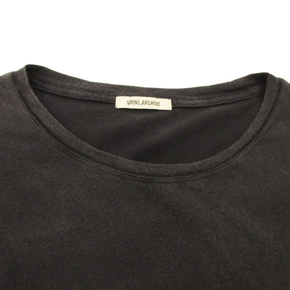 VAINL ARCHIVE | MARCUS-D Short Sleeve T-Shirt VAAG25S005 Black Size: S