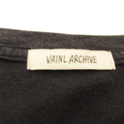 VAINL ARCHIVE | MARCUS-D Short Sleeve T-Shirt VAAG25S005 Black Size: S