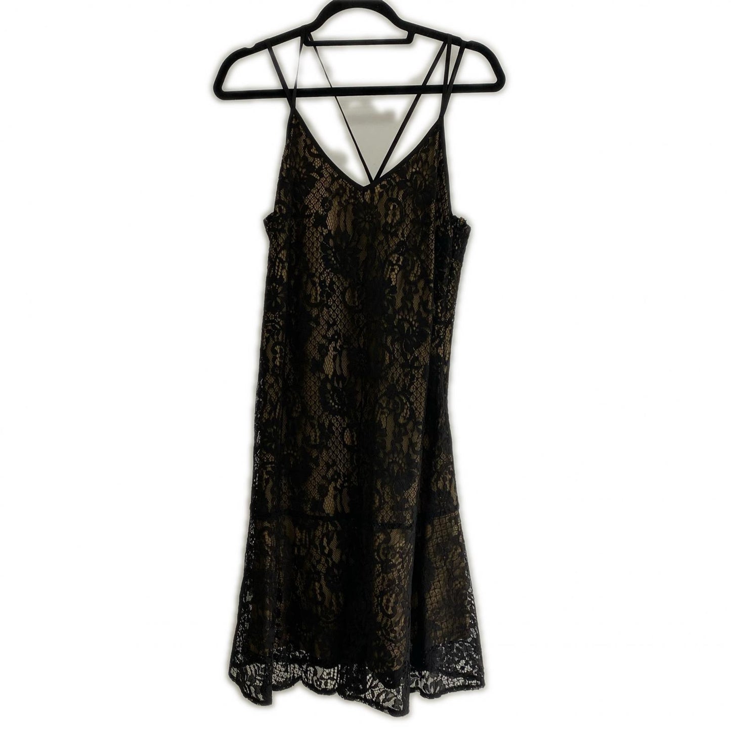 JILL BY JILL STUART | JILL BY JILL STUART Rib Top x Lace One-Piece Set Dress 125-0140654 Size: FR Brown