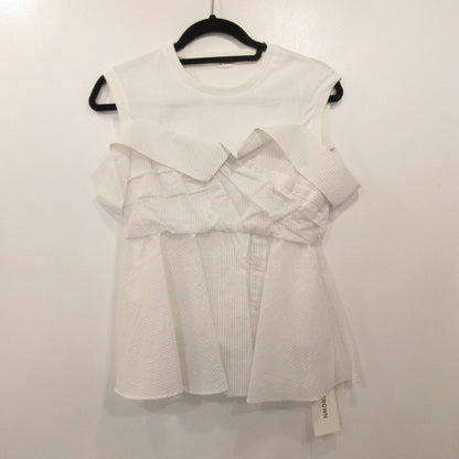 Lily Brown | Layered Cutsew Top Other Tops LWCT254174 Size: F White