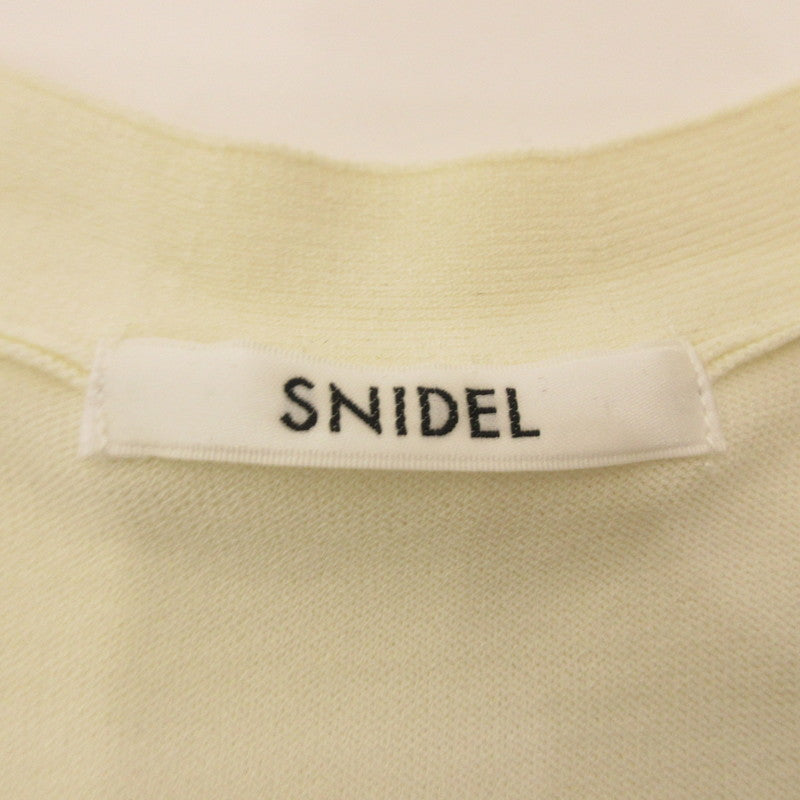 snidel | Snidel Sustainable Tulle Frill Knit Pullover Other Tops SWNT254116 Size:F Beige