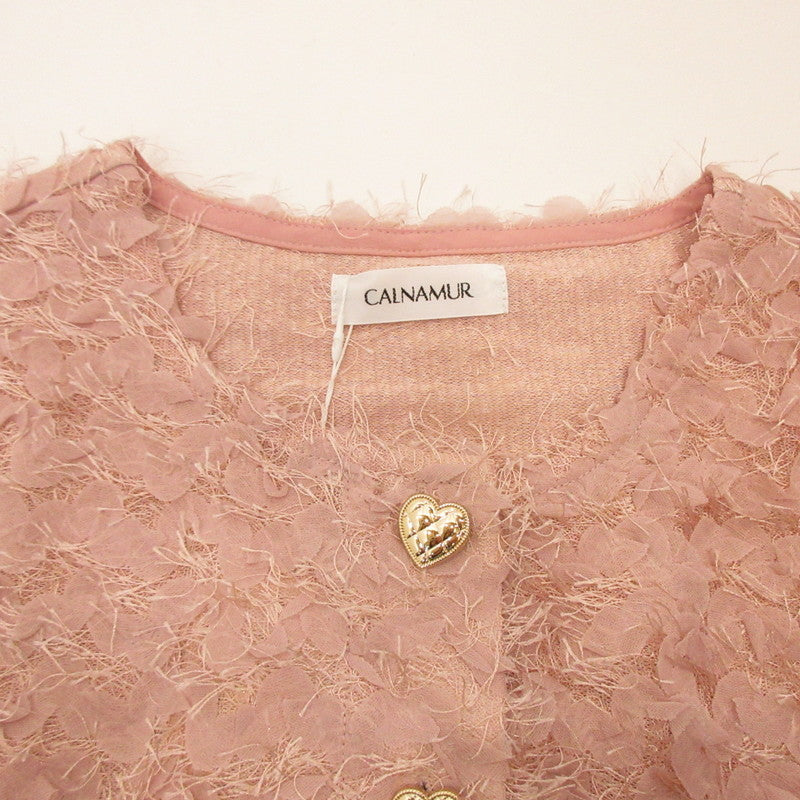 Fluffy Heart Top, Other Tops 592552700201-01 Size: F Pink
