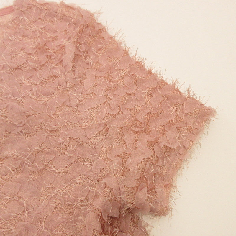 Fluffy Heart Top, Other Tops 592552700201-01 Size: F Pink