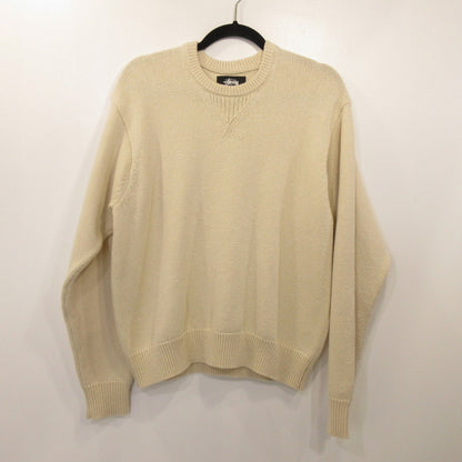 [Used] STUSSY | Stussy Handwritten Sweater 117263 Ivory Size: S