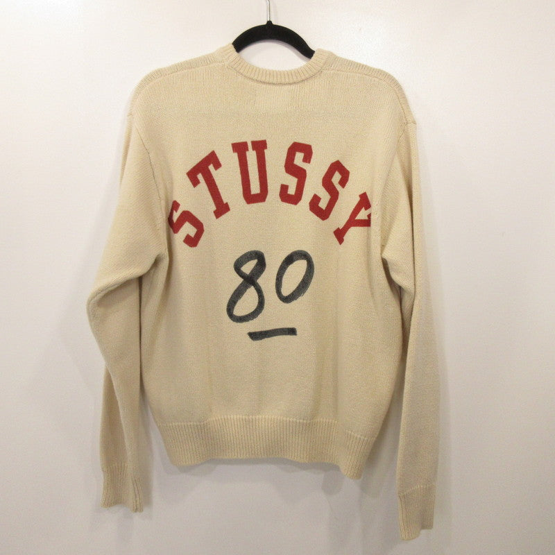 [Used] STUSSY | Stussy Handwritten Sweater 117263 Ivory Size: S