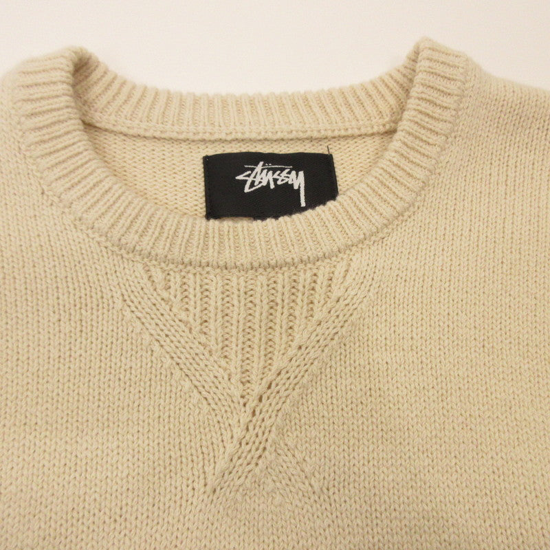 [Used] STUSSY | Stussy Handwritten Sweater 117263 Ivory Size: S