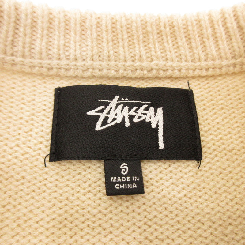 [Used] STUSSY | Stussy Handwritten Sweater 117263 Ivory Size: S