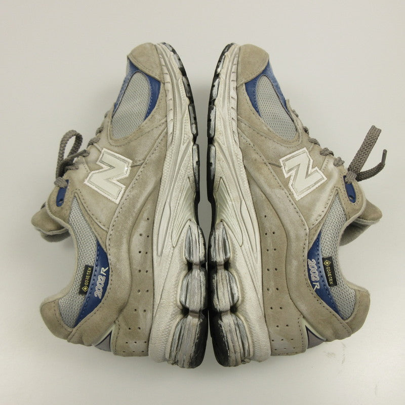 【中古】NEW BALANCE | ニューバランス スニーカー M2002RXB 加工モデル/GORE-TEX グレー 27cm