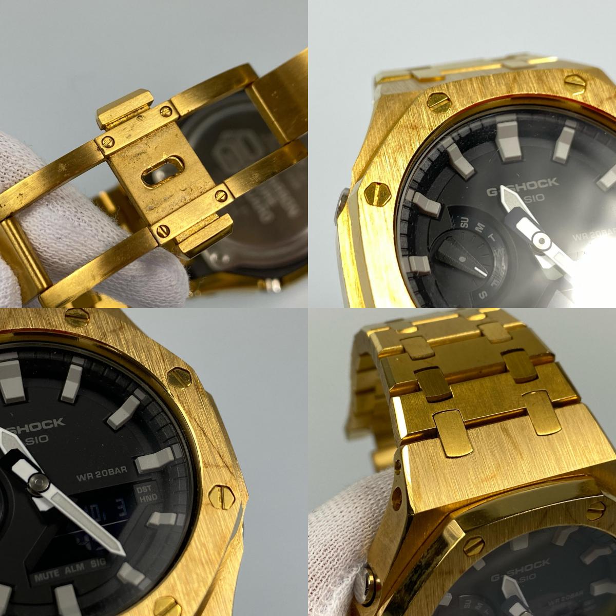 【中古】G-SHOCK | ジーショック 腕時計 GA-2100 ゴールド