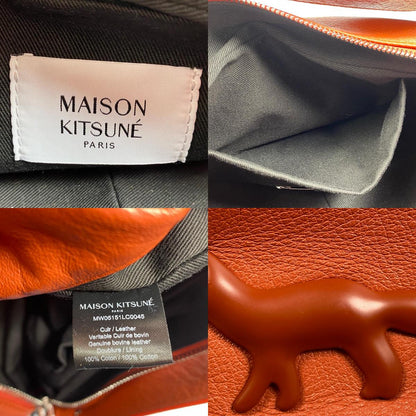 【中古】MAISON KITSUNE | メゾンキツネ CLOUD バッグ ショルダーバッグ MW05151LC0045 レッド