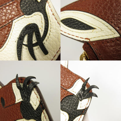 【中古】MAISON KITSUNE | メゾンキツネ LEATHER FOX HEAD COIN PURSE コインケース KUZ-88750 ブラウン