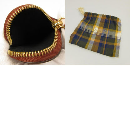 【中古】MAISON KITSUNE | メゾンキツネ LEATHER FOX HEAD COIN PURSE コインケース KUZ-88750 ブラウン