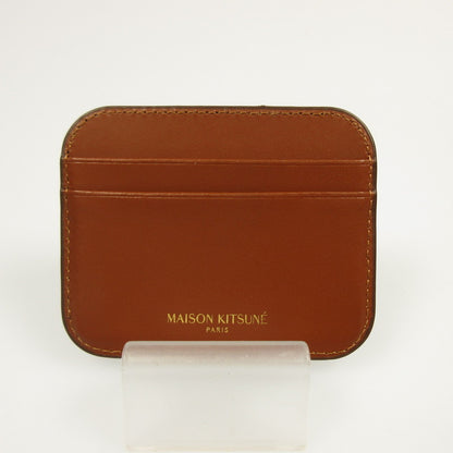 【中古】MAISON KITSUNE | メゾンキツネ EDIE カード ホルダー カードケース OW05700LR0001 ブラウン