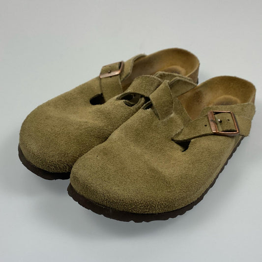 【中古】BIRKENSTOCK | ビルケンシュトック BOSTON SUEDE サンダル 27.0cm カーキ 27cm
