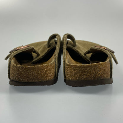 【中古】BIRKENSTOCK | ビルケンシュトック BOSTON SUEDE サンダル 27.0cm カーキ 27cm