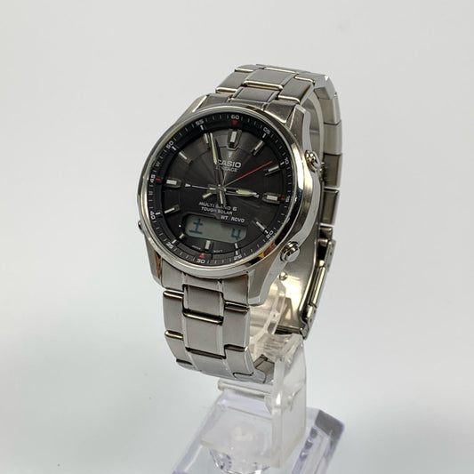 【中古】CASIO | カシオ LINEAGE 腕時計 LCW-M100DE-1AJF シルバー