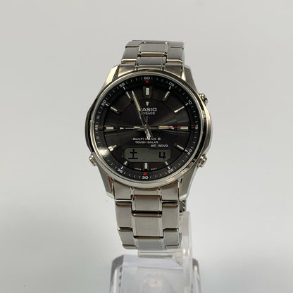 【中古】CASIO | カシオ LINEAGE 腕時計 LCW-M100DE-1AJF シルバー