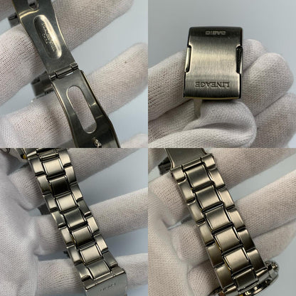 【中古】CASIO | カシオ LINEAGE 腕時計 LCW-M100DE-1AJF シルバー