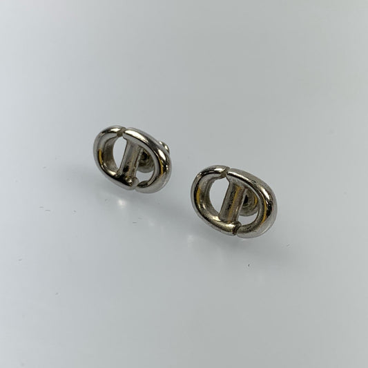 【中古】Dior | ディオール CD Navy スタッドピアス ピアス