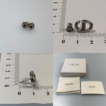 【中古】Dior | ディオール CD Navy スタッドピアス ピアス