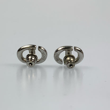 【中古】Dior | ディオール CD Navy スタッドピアス ピアス