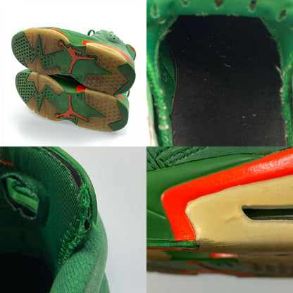 【中古】NIKE | ナイキ AIR JORDAN 6 RETRO スニーカー AJ5986-335 2017A/W 28.0cm グリーン 28cm