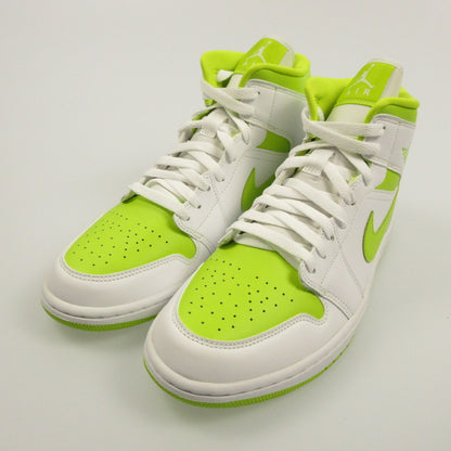 【中古】NIKE | ナイキ WMNS AIR JORDAN 1 MID スニーカー BQ6472-131 ライトグリーン 27.5cm