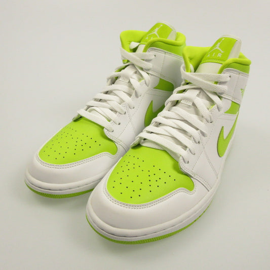 【中古】NIKE | ナイキ WMNS AIR JORDAN 1 MID スニーカー BQ6472-131 ライトグリーン 27.5cm
