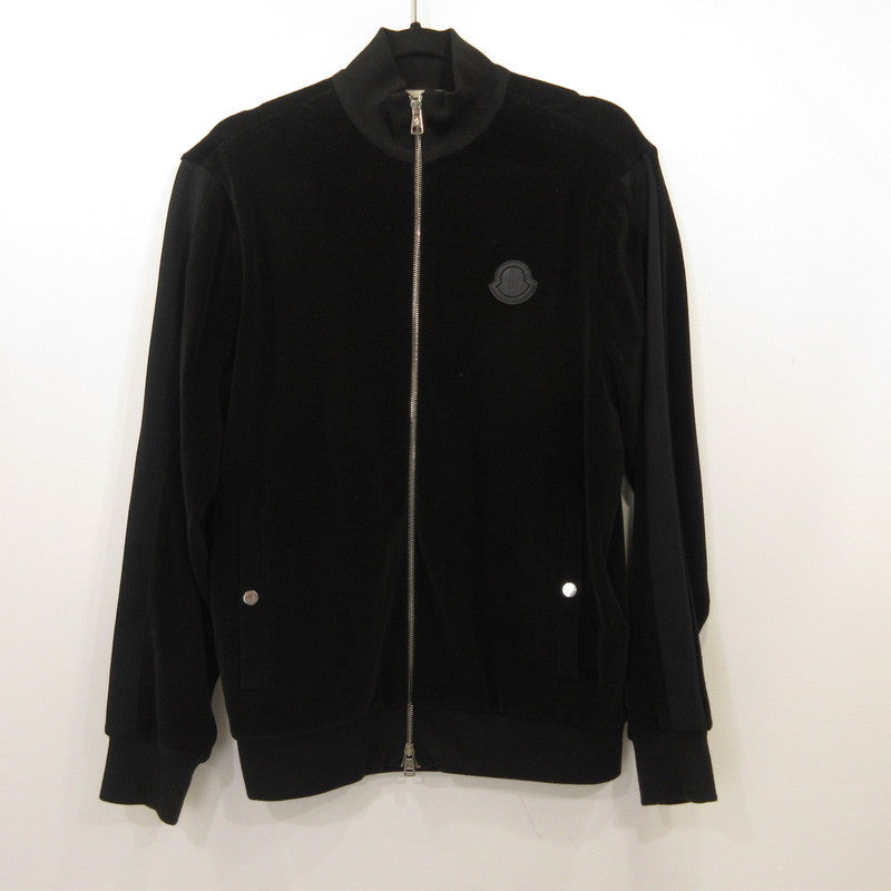 【中古】MONCLER | モンクレール ZIP UP CARDIGAN ジャージ J10918G00032 国内正規品 2024S/S ブラック サイズ：S