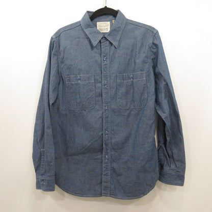 【中古】FULLCOUNT | フルカウント Chambray Shirt 長袖シャツ 4810 ブルー サイズ：40